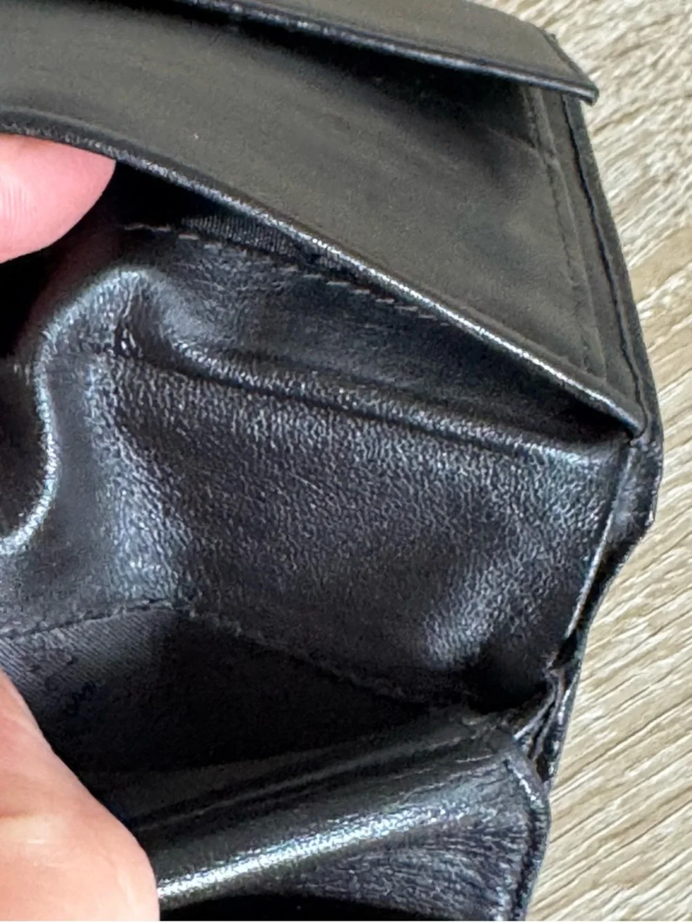 Furla Men’s Black Leather Bifold Wallet